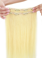 120g / 160g / 220g Full Head Set Clip-In Natural Hair Extensions