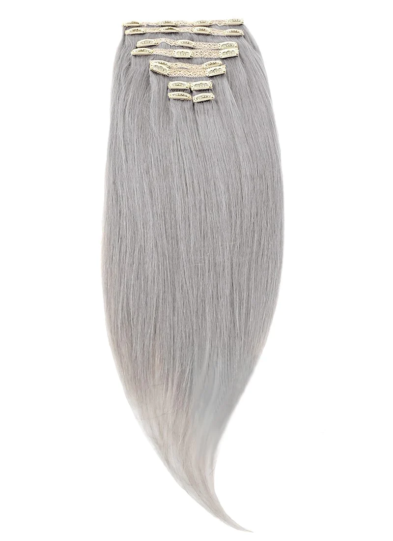 120g / 160g / 220g Full Head Set Clip-In Natural Hair Extensions