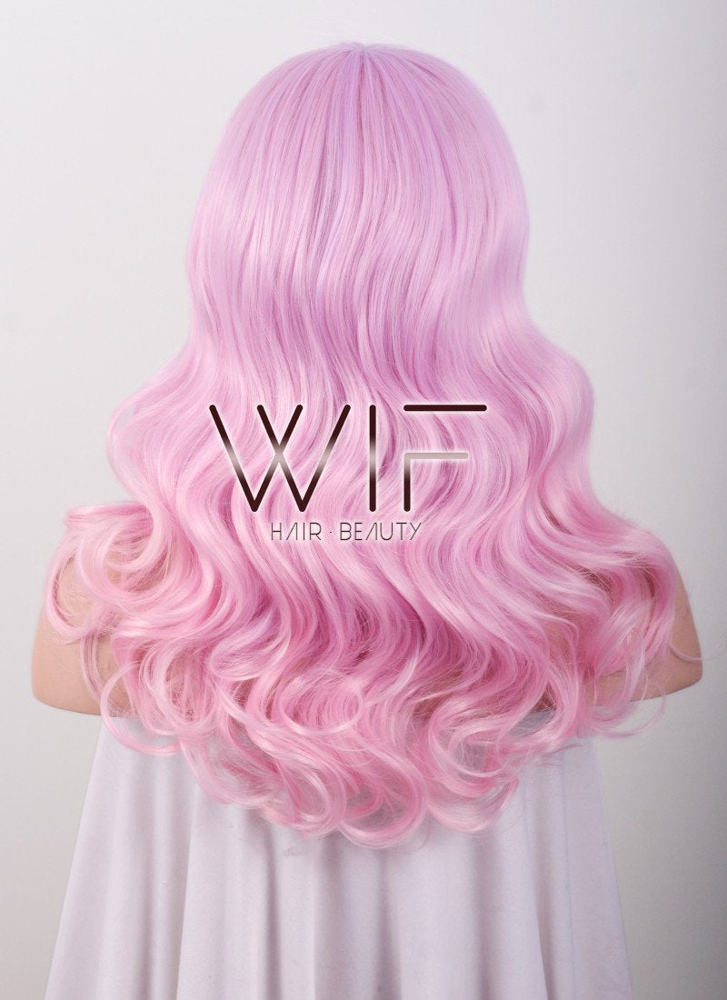 Long Curly Pink Mixed Purple Fashion Wig CM088
