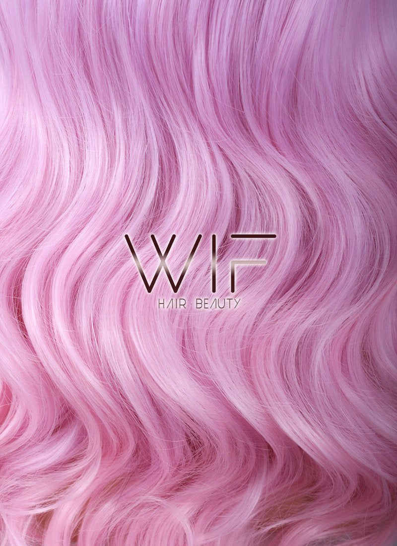Long Curly Pink Mixed Purple Fashion Wig CM088