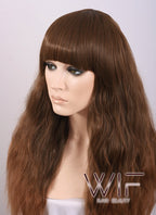 Long Curly Brown Fashion Wig CM103