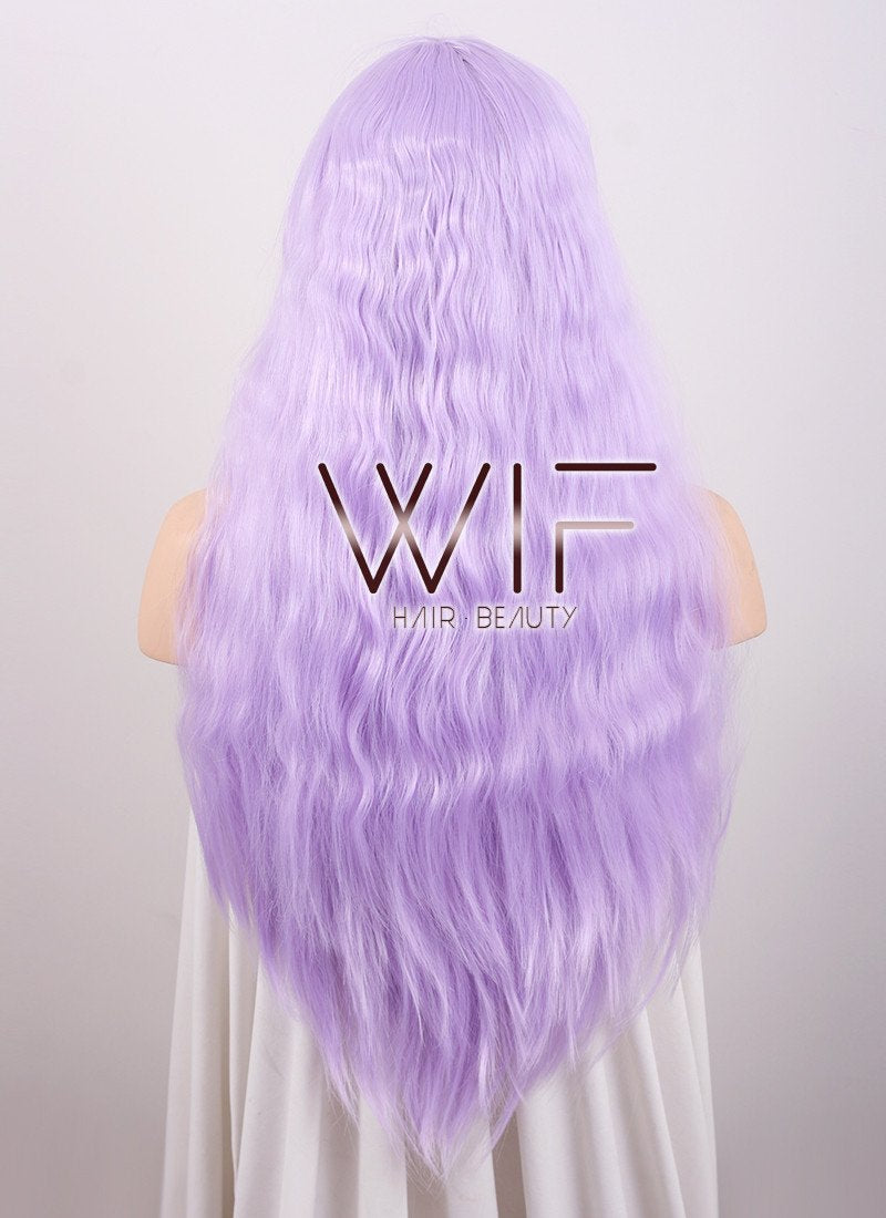 70cm Heat Resistant Long Wavy Light Purple Pastel Fashion Hair Wig CM159