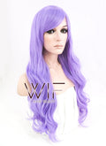 24" Wavy Light Purple Synthetic Wig CM163