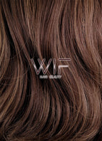 26" Wavy Brown Mixed Blonde Synthetic Wig CM173