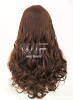 24" Wavy Dark Brown Synthetic Wig CM175