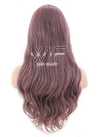 24" Wavy Mixed Purple Synthetic Wig CM181
