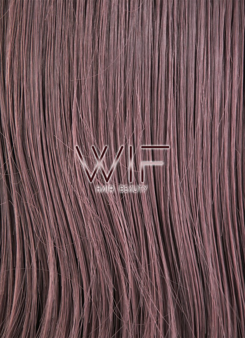 24" Wavy Mixed Purple Synthetic Wig CM181