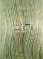 31" Straight Mixed Green Synthetic Wig CM188