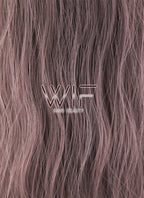 30" Wavy Ash Purple Synthetic Wig CM089