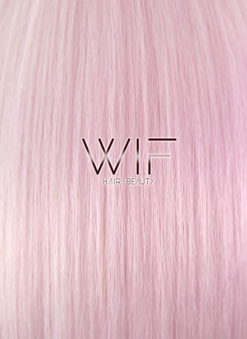 26" Straight Two Tone Pink Synthetic Wig CM122