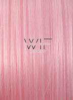 27" Straight Pink Synthetic Wig CM124