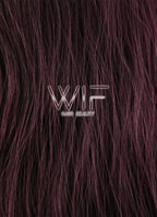 31" Wavy Reddish Brown Synthetic Wig CM140