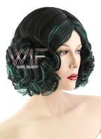 12" Short Layered White Fashion Synthetic Hair Wig CM207