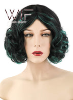 12" Short Layered White Fashion Synthetic Hair Wig CM207