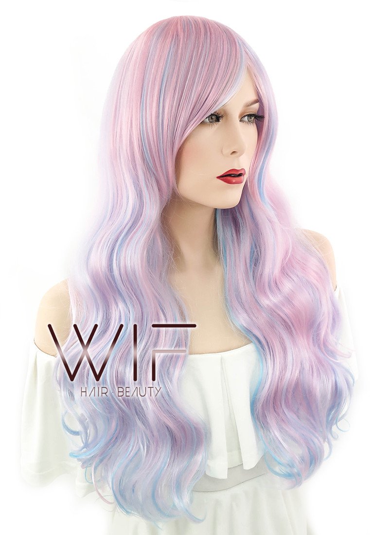 12" Short Layered White Fashion Synthetic Hair Wig CM208