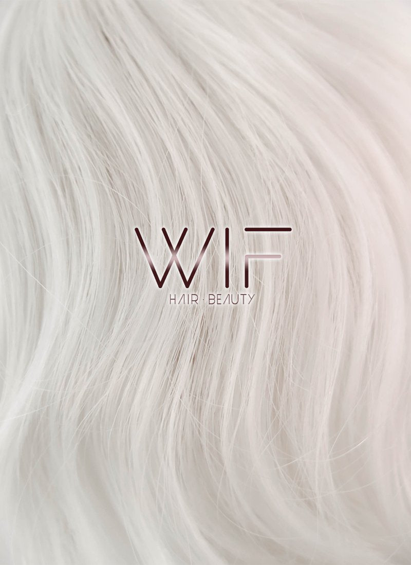 10" Wavy White Synthetic Wig CM210