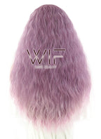 18" Long Curly Two Tone Purple Fashion Synthetic Hair Wig CM211