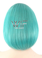 10" Short Straight Green Fashion Synthetic Hair Wig CM216