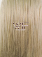 Medium Wavy Ash Blonde Fashion Wig EY149