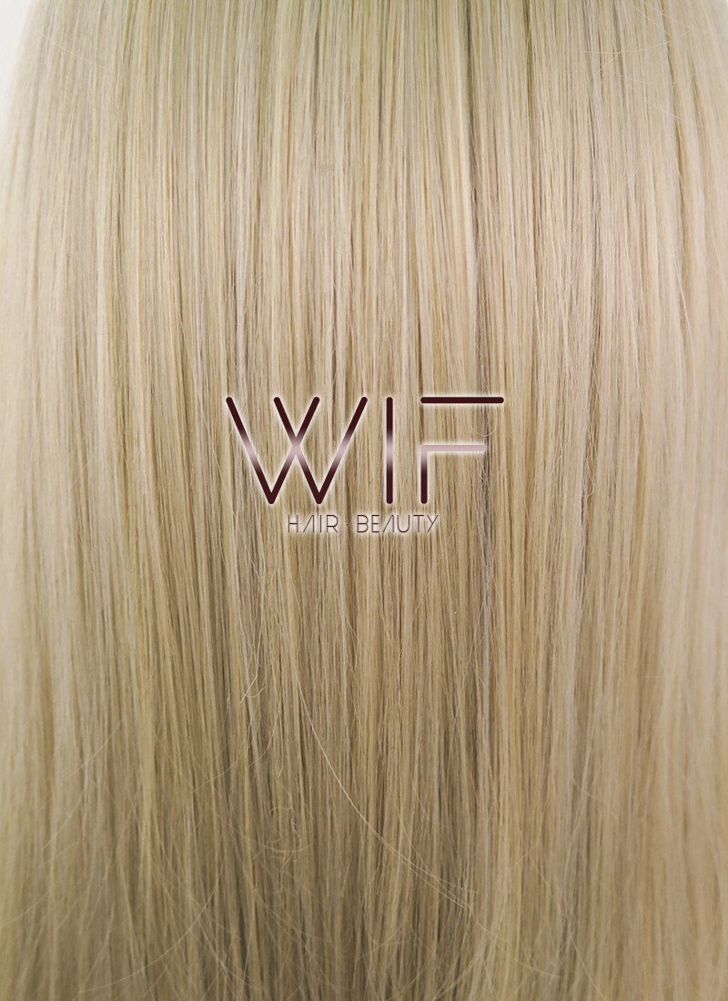 Medium Wavy Ash Blonde Fashion Wig EY149