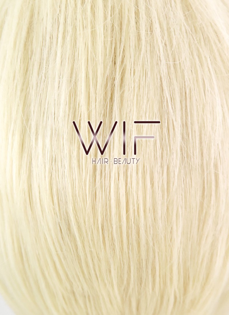 10" Straight Light Blonde Synthetic Wig FB03