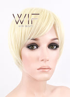 10" Straight Light Blonde Synthetic Wig FB03