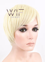 10" Straight Light Blonde Synthetic Wig FB03