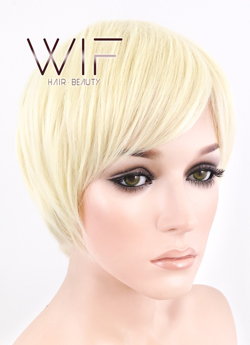 10" Straight Light Blonde Synthetic Wig FB03