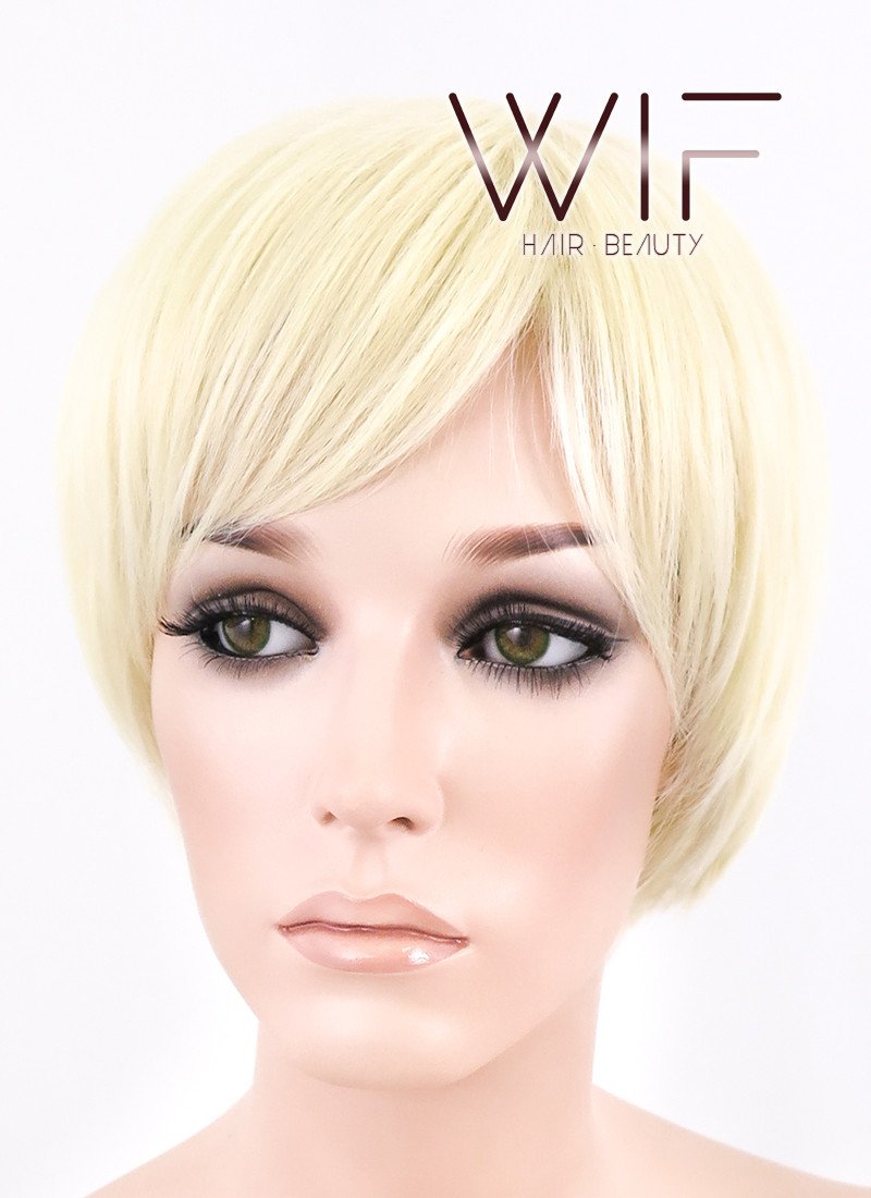 10" Straight Light Blonde Synthetic Wig FB03