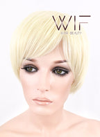10" Straight Light Blonde Synthetic Wig FB03
