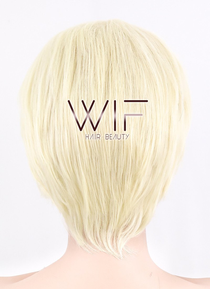 10" Straight Light Blonde Synthetic Wig FB03