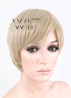 10" Straight Blonde Synthetic Wig FB14