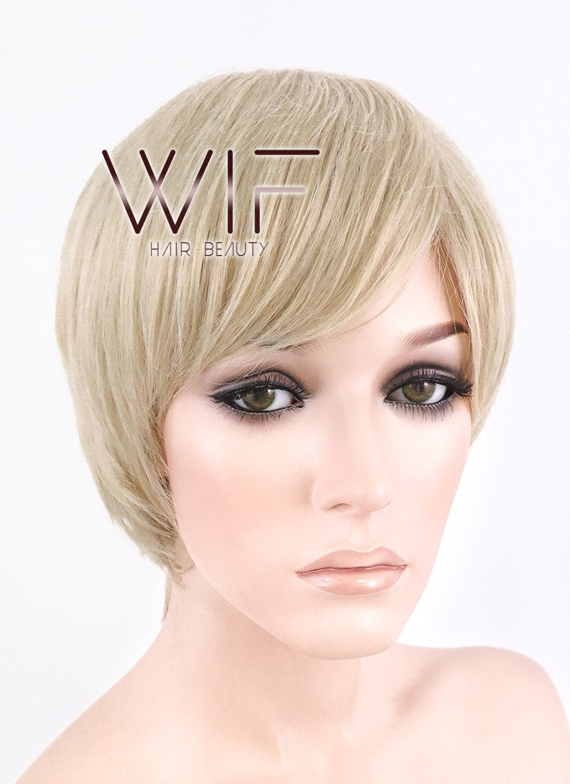 10" Straight Blonde Synthetic Wig FB14