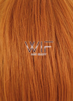10" Straight Orange Synthetic Wig FB58