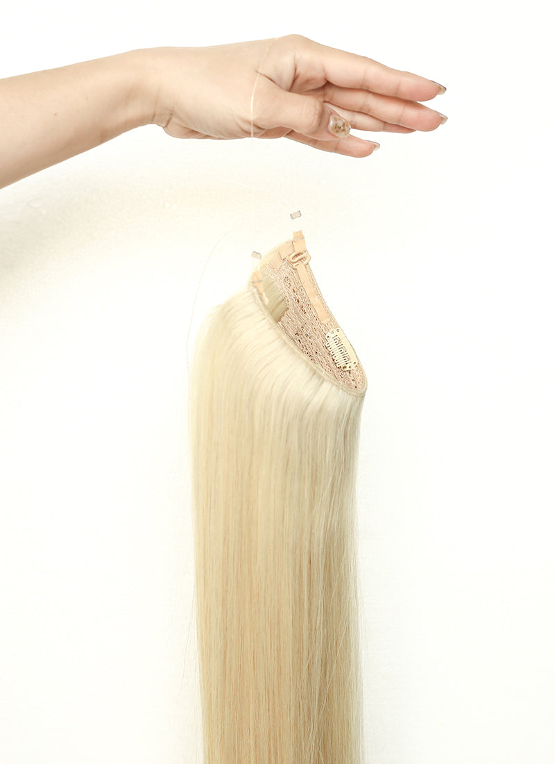 20" 180g Halo Natural Hair Flip-In Extensions