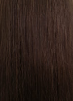 24" Long Straight Chocolate Brown Lace Front Remy Natural Hair Wig HH027