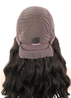 20" Long Curly Off Black Lace Front Remy Natural Hair Wig HH028 - wifhair