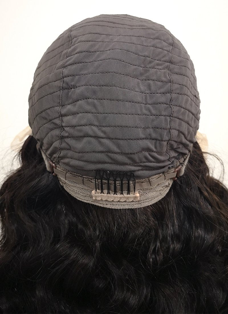 20" Long Curly Lace Front Remy Natural Hair Wig - wifhair