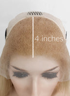 22" Long Straight Dirty Blonde Lace Front Remy Natural Hair Wig HH101