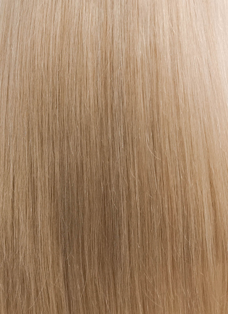 22" Long Straight Dirty Blonde Lace Front Remy Natural Hair Wig HH101