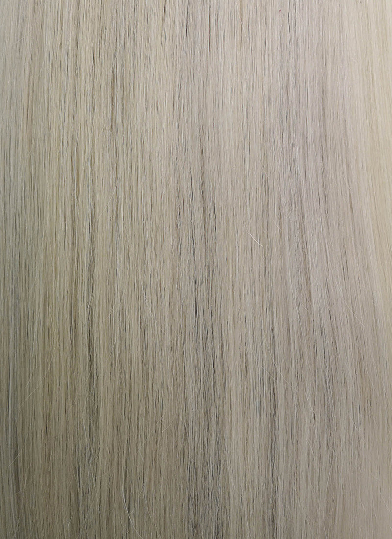 20" Long Straight Ash Blonde Lace Front Remy Natural Hair Wig HH103 - wifhair