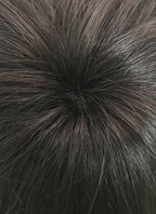 6" Short Layer Natural Black Mono Crown Remy Natural Hair Wig HH153 - wifhair