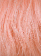 9" Short Layer Peach Pink Mono Crown Virgin Natural Hair Wig HH157 - wifhair