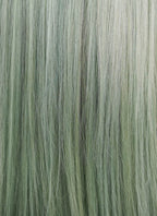 14" Medium Straight Light Green Lace Front Remy Natural Hair Wig HH179 - wifhair