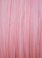 14" Medium Straight Rose Pink Lace Front Remy Natural Hair Wig HH180 - wifhair