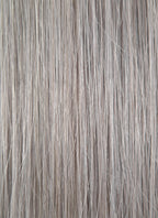 20" Long Straight Silver Grey Lace Front Remy Natural Hair Wig HH077 - wifhair