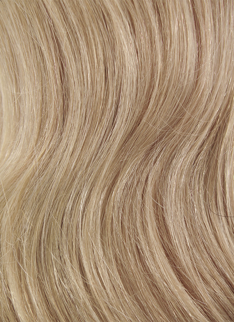 16" Long Wavy Dirty Blonde Lace Front Remy Natural Hair Wig HH108 - wifhair