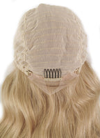16" Long Wavy Dirty Blonde Lace Front Remy Natural Hair Wig HH108 - wifhair