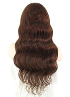 20" Long Curly Vibrant Auburn Lace Front Remy Natural Hair Wig HH109 - wifhair