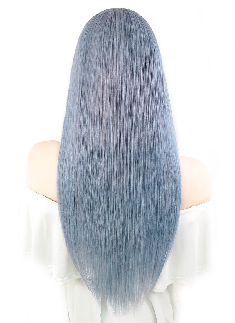18" Long Straight Lace Front Remy Natural Hair Wig - wifhair
